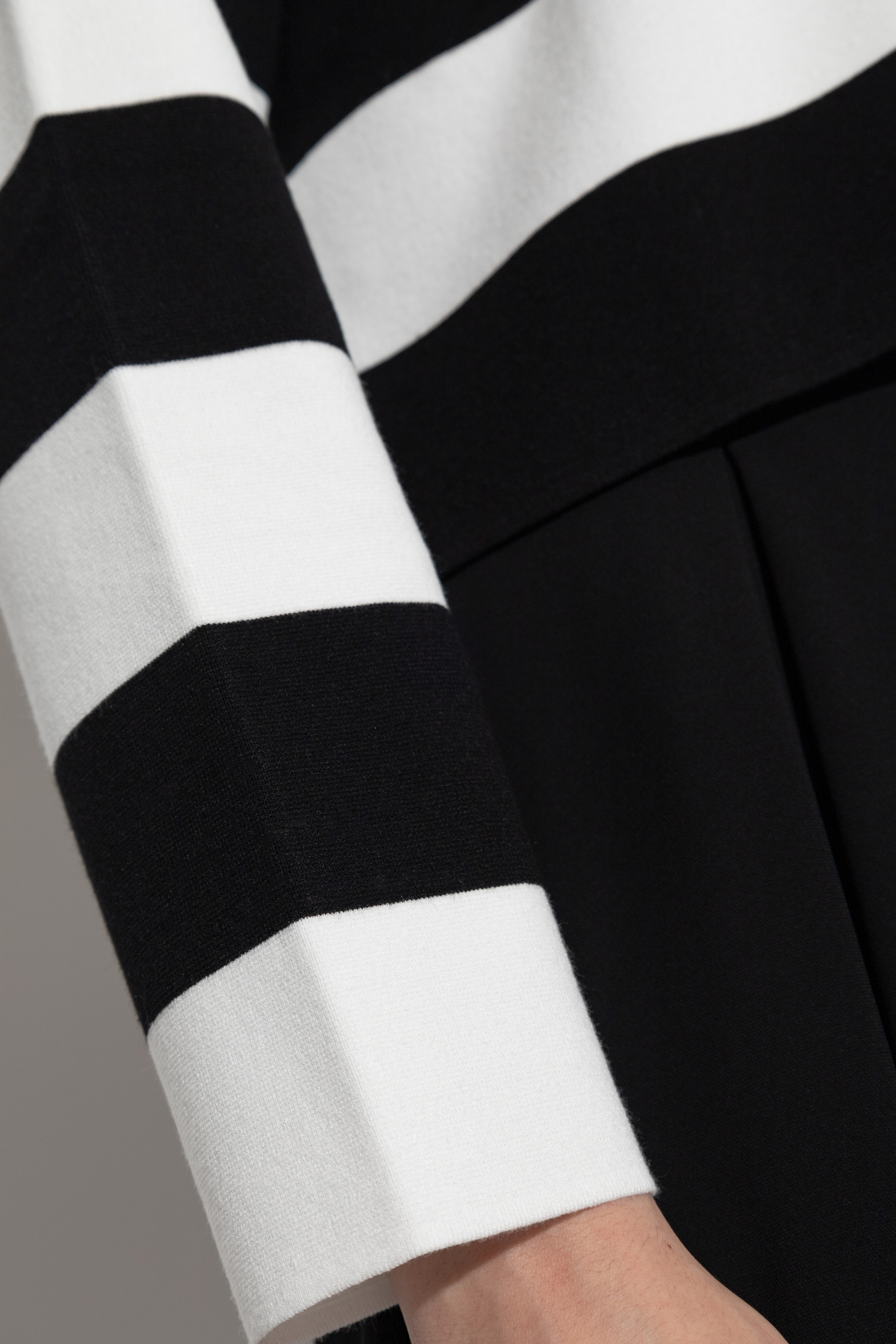 Max Mara Long Sleeve Sweater In Multi