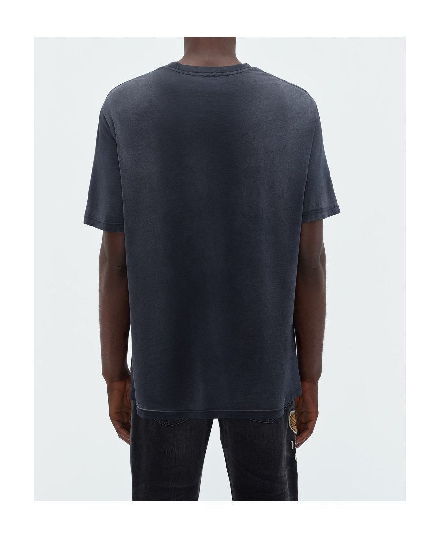 Amiri Short-sleeved T-shirt With Round Neck In Black