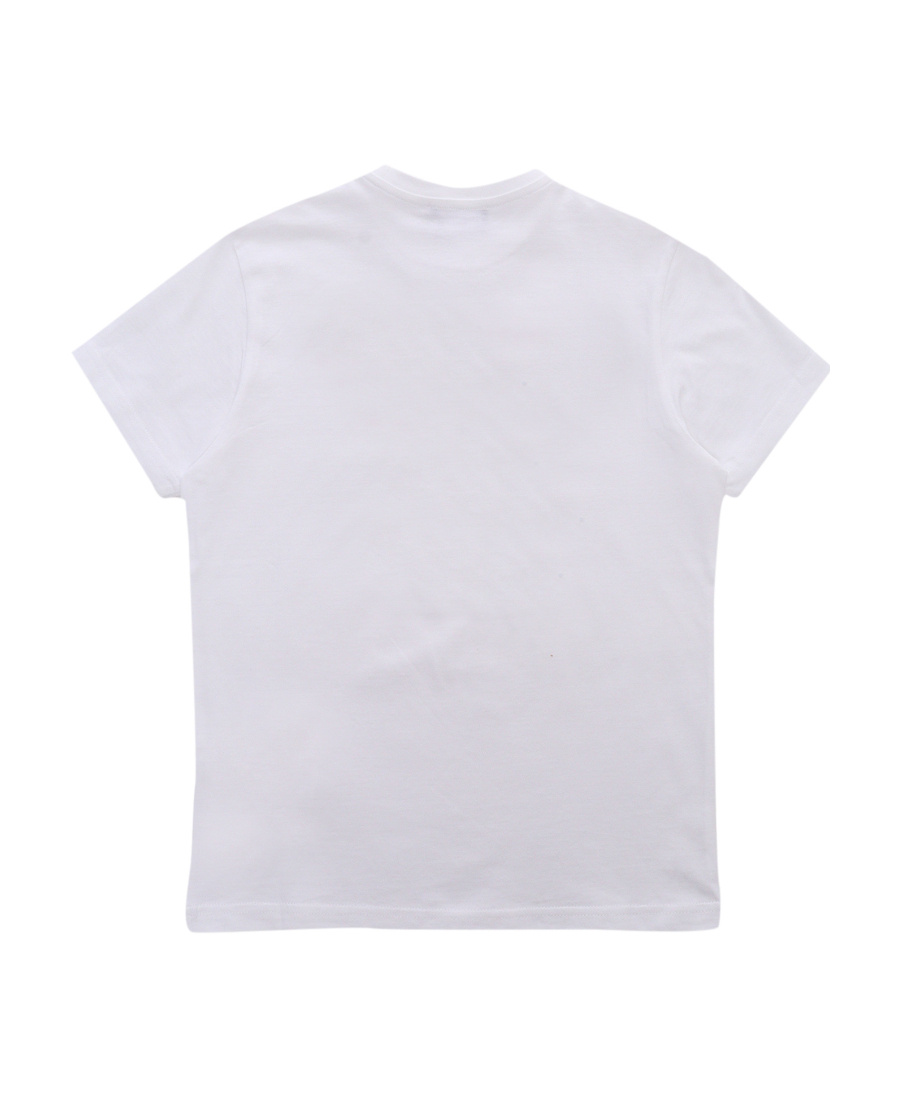 Dsquared2 Kids Logo Printed Crewneck T-shirt In White