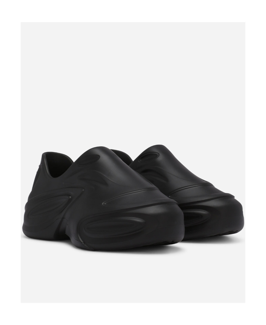 Dolce & Gabbana Dolce Gabbana Toy Round-toe Sneakers In Black