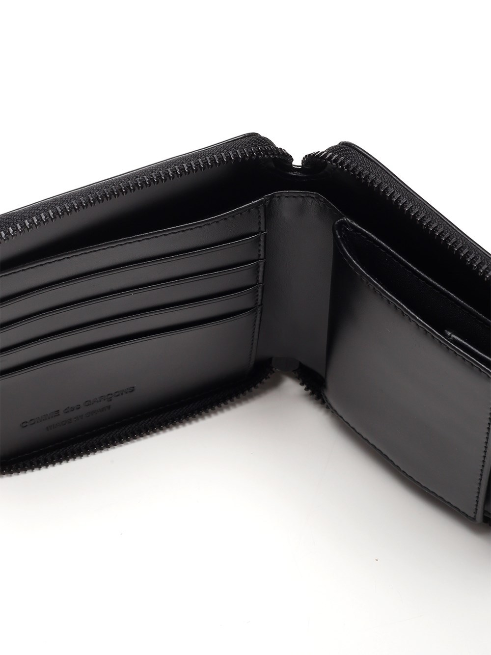 Shop Comme Des Garçons Black Zipper Purse
