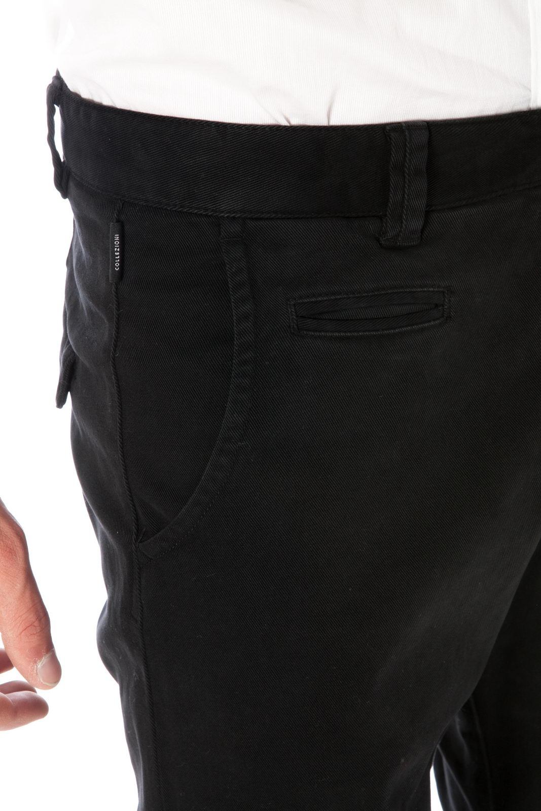 Armani Jeans Cotton Jeans In Black
