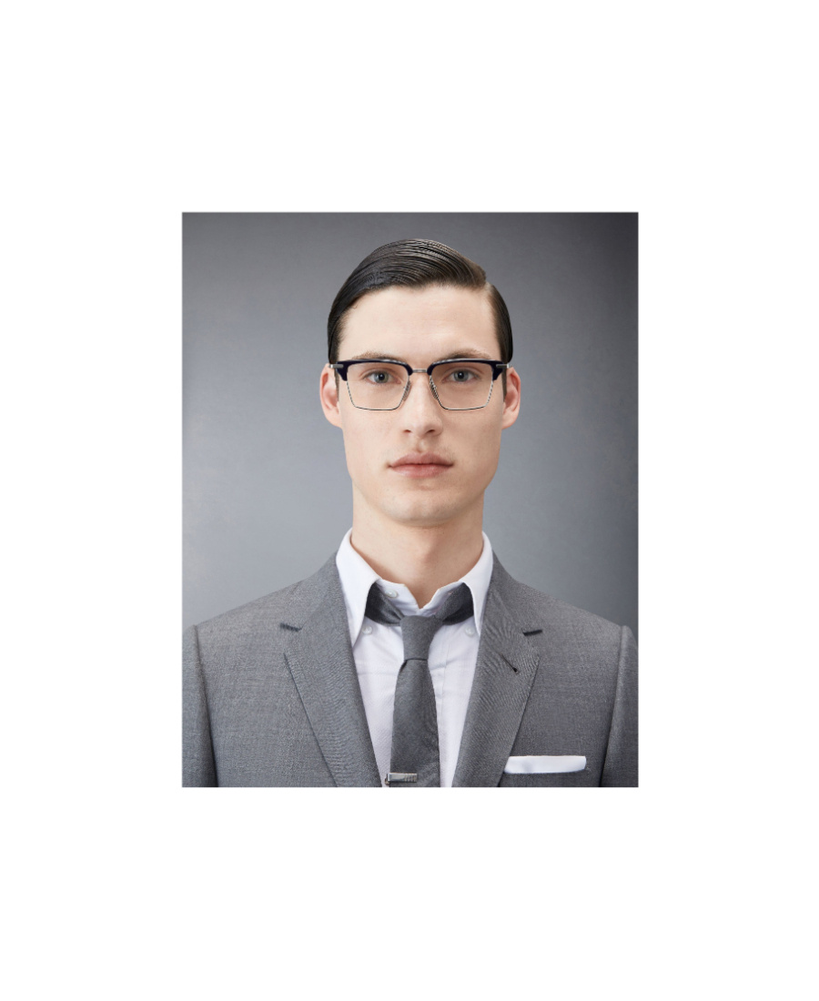 Thom Browne Tb422 Wayfarer-frame Glasses In Black
