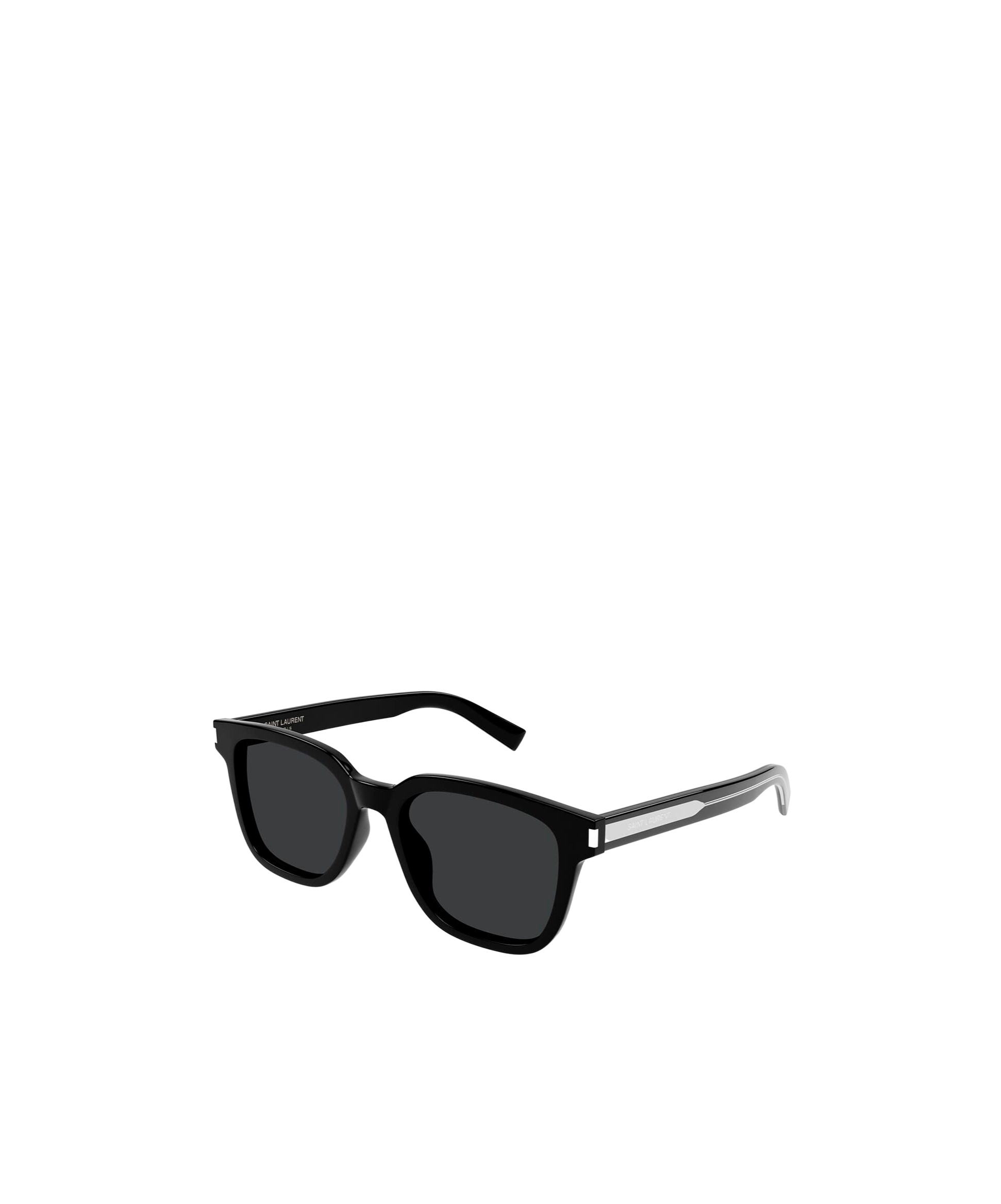 Saint Laurent Logo Sunglasses In Black