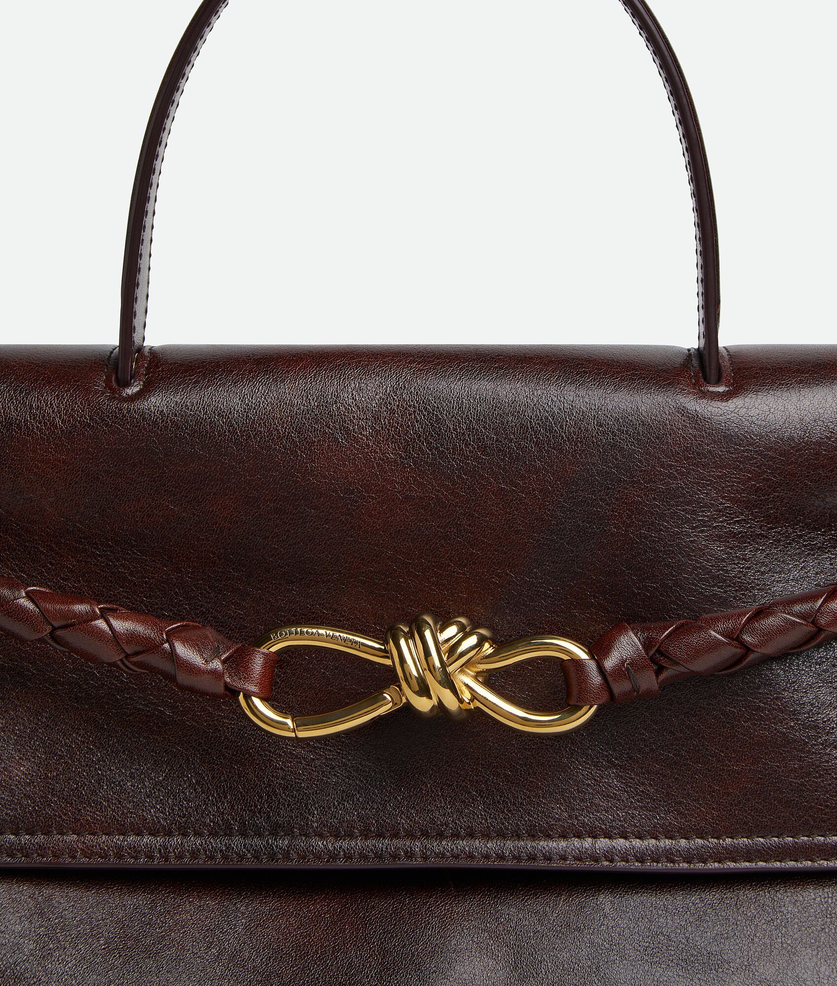 Bottega Veneta Ciao Ciao Medium Distressed Leather Top-handle Bag