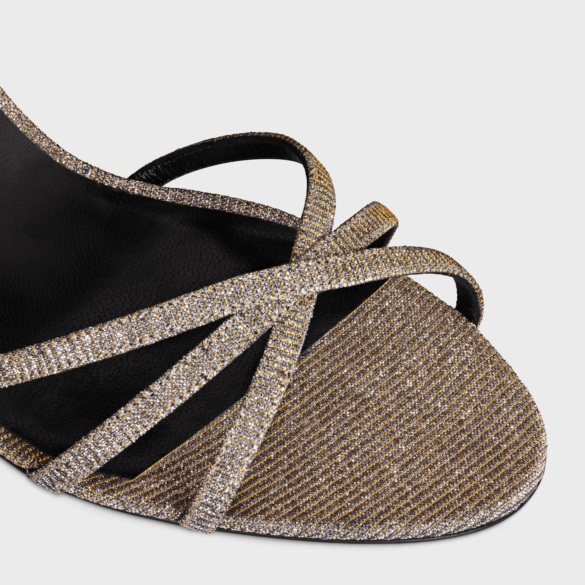 Celine Soir High-heeled Sandals In Multicolor