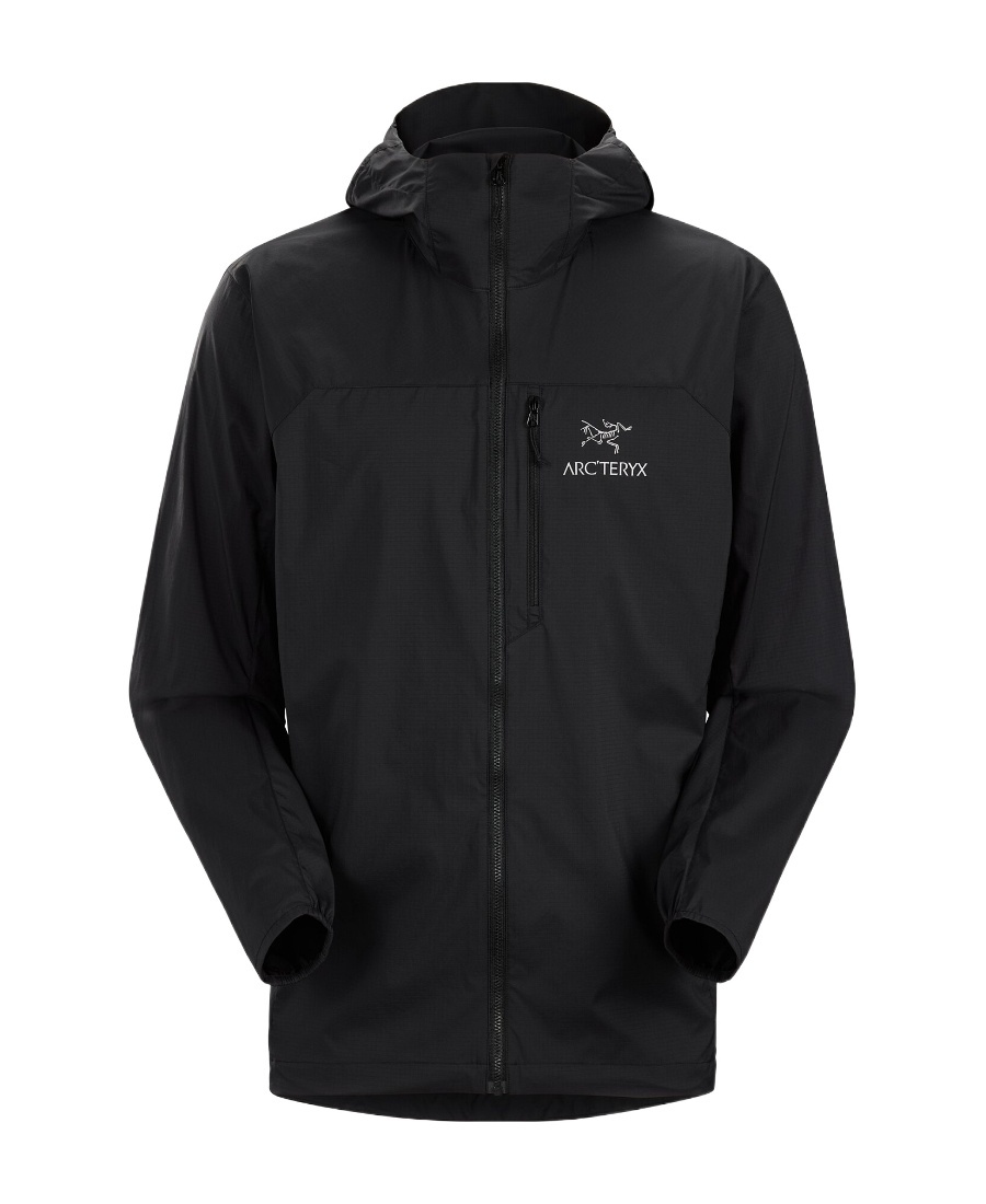 Arc'teryx Squamish Hooded Coat In Black