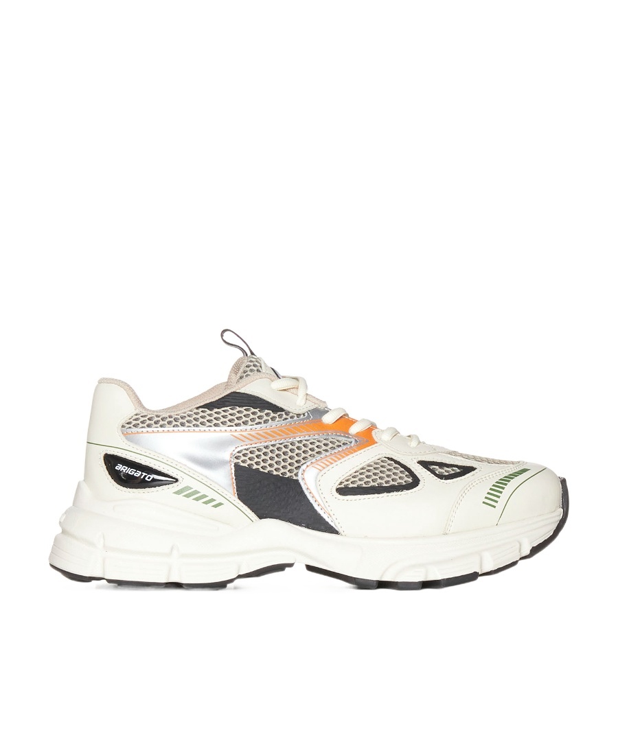Axel Arigato Marathon Runner Leather And Mesh Sneakers In White