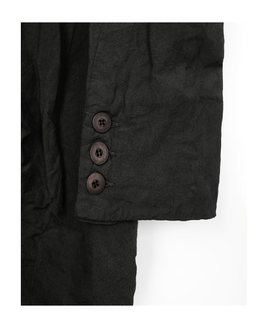 Marc Le Bihan Long-sleeved Casual Jacket In Black