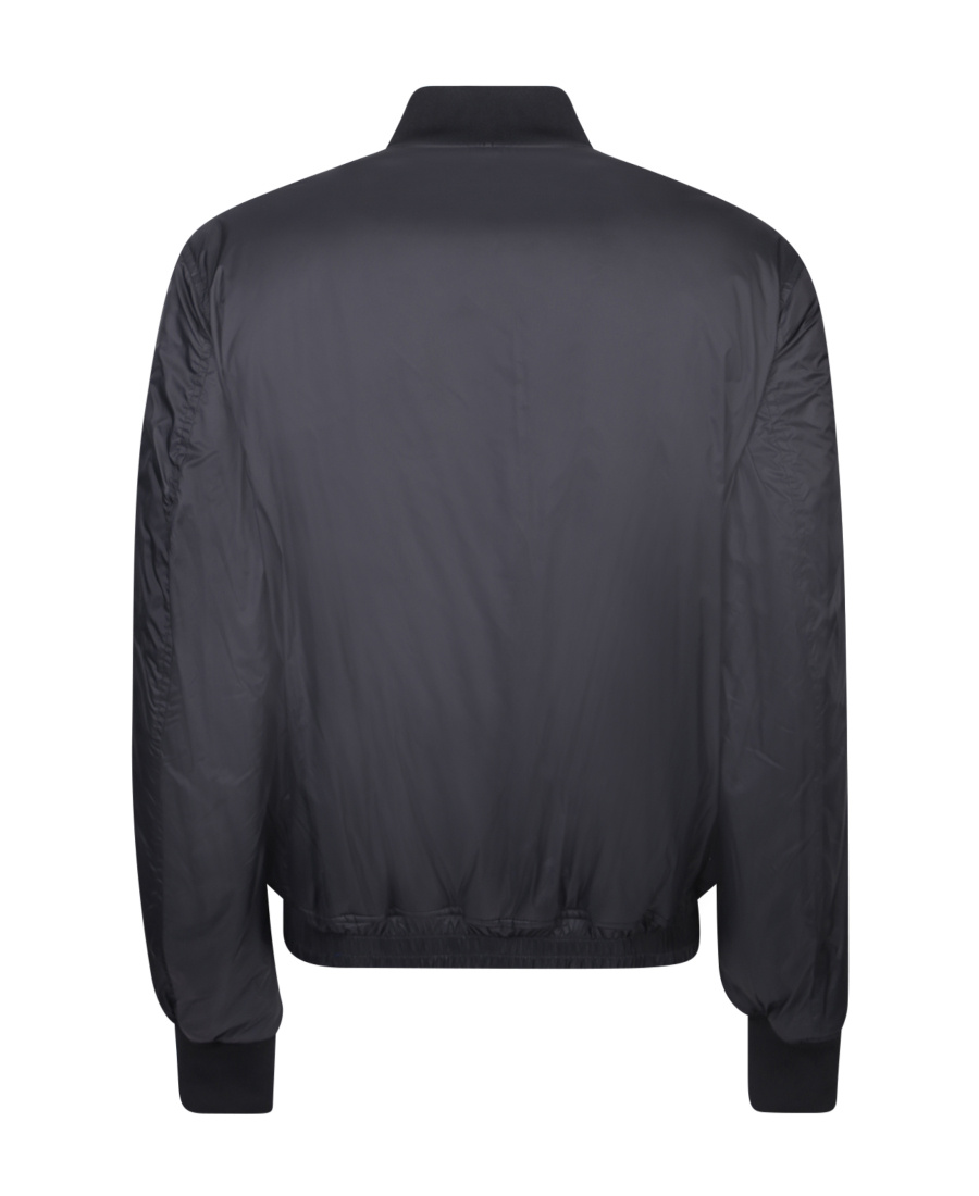 Marcelo Burlon County Of Milan Monogram Details Bomber Jacket In Black