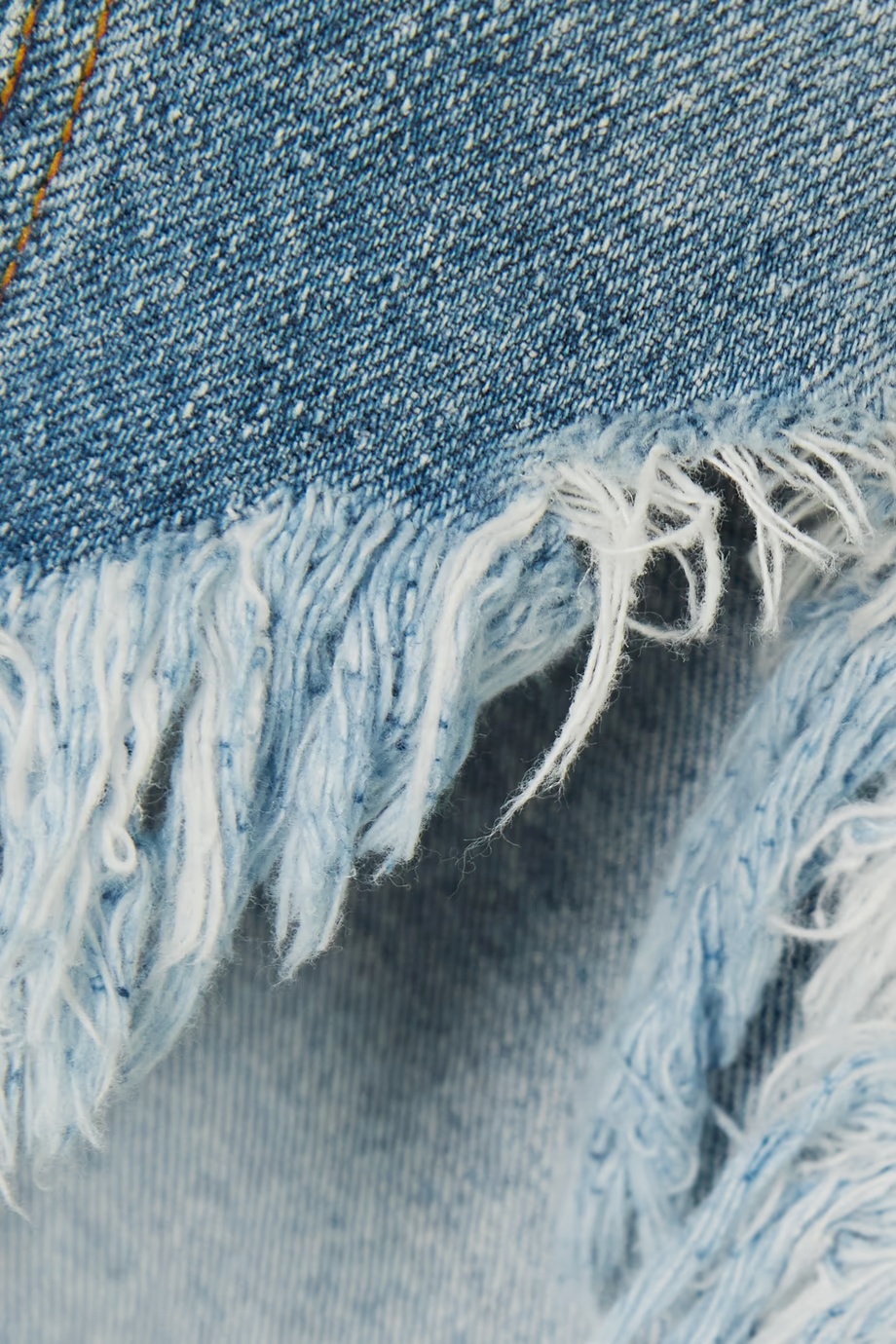 Chloé Asymmetrical Hem Denim Skirt In Blue