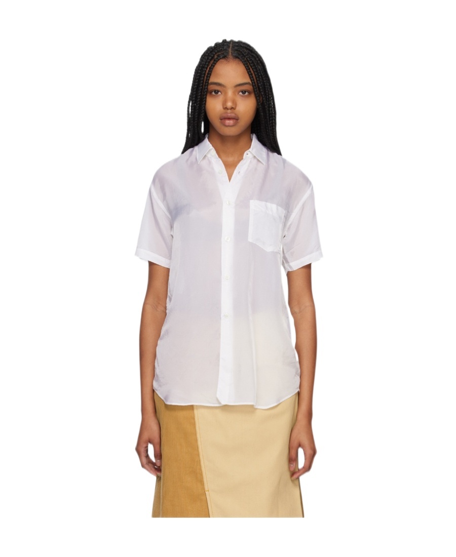 COMME DES GARÇONS LAPEL SHORT-SLEEVED SHIRT 
