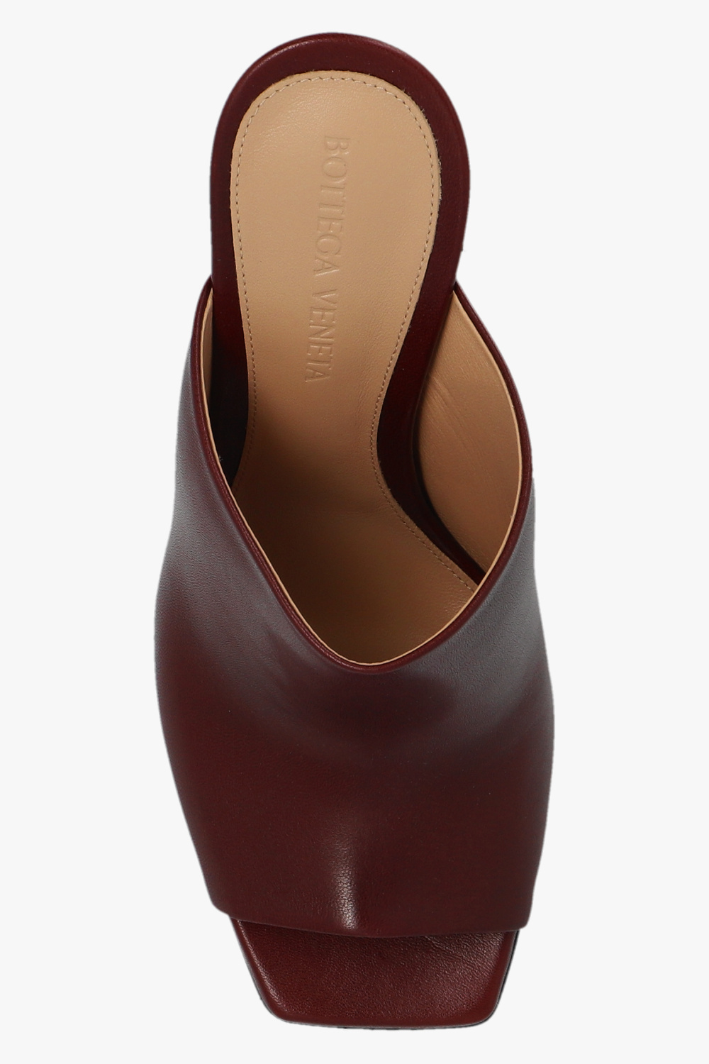 Bottega Veneta Grape Nappa Leather Knot Mules In Brown