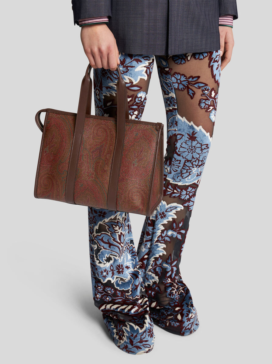 Etro Medium Bauletto Arnica Tote Bag In Brown