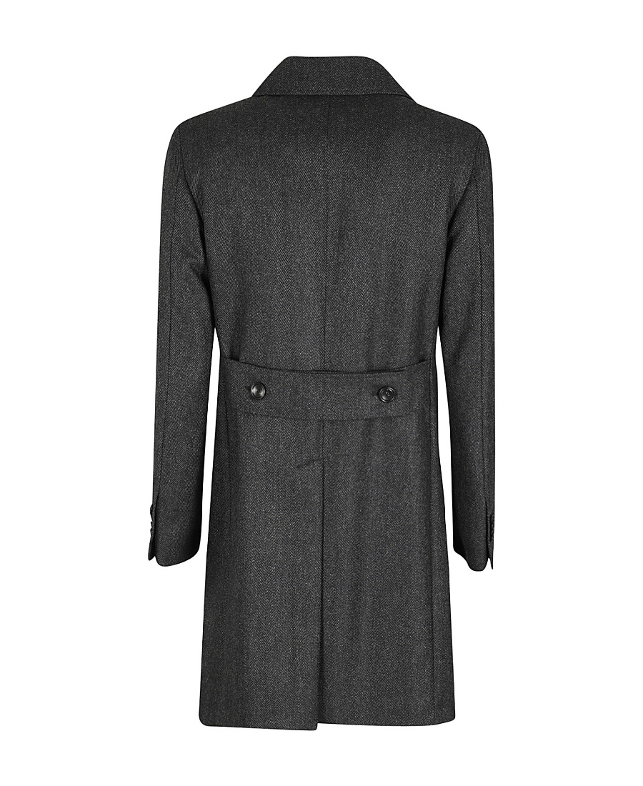 Tagliatore Pino Lerario Double-breasted Coat In Black