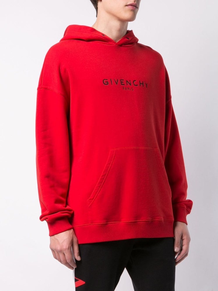 GIVENCHY PARIS LOGO VINTAGE HOODIE