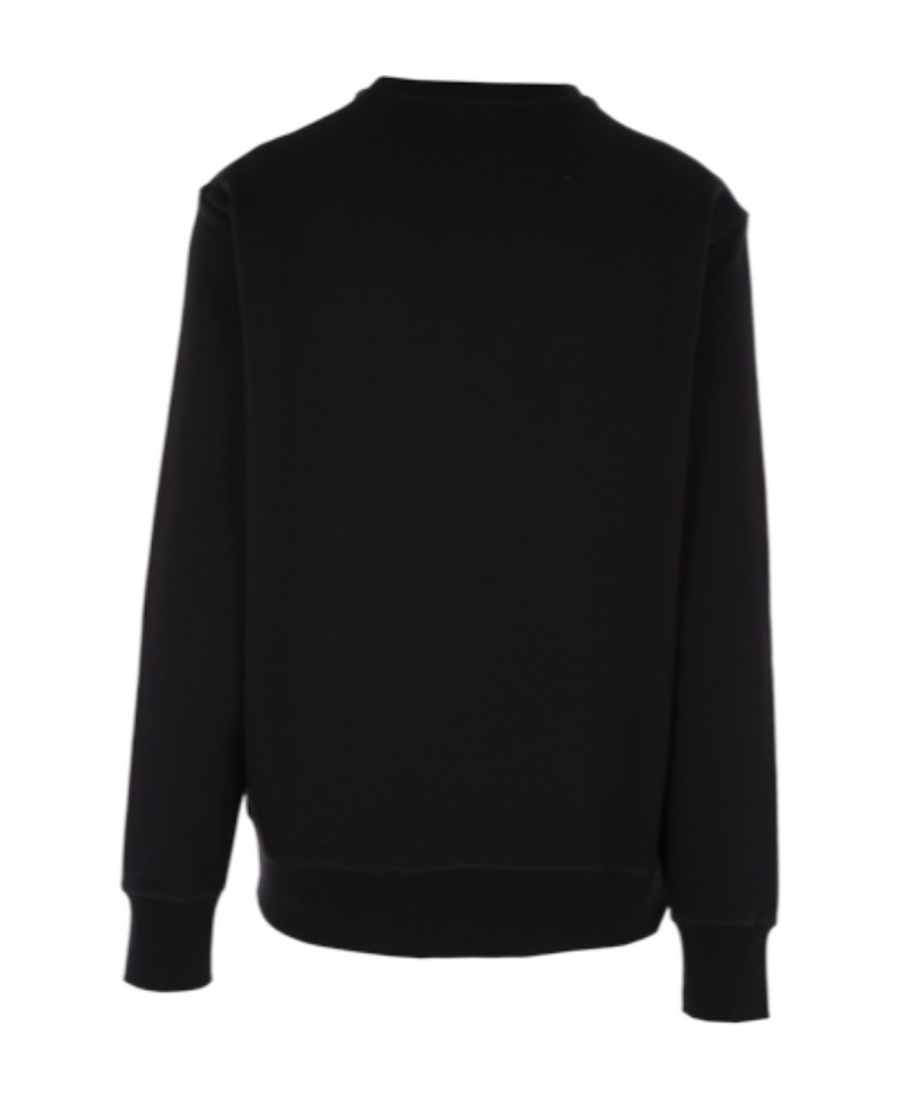 Alexander Mcqueen Spray Effect Logo Sweatshirt In Black