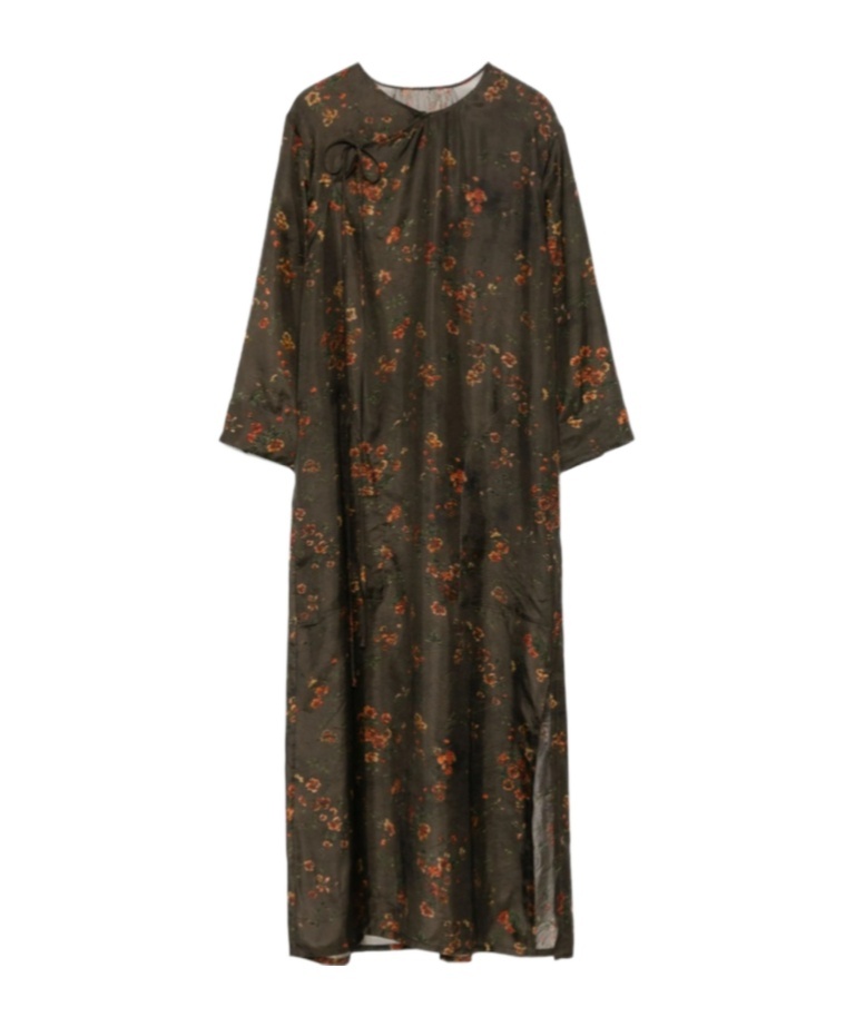 Uma Wang Agina Midi Dress In Brown