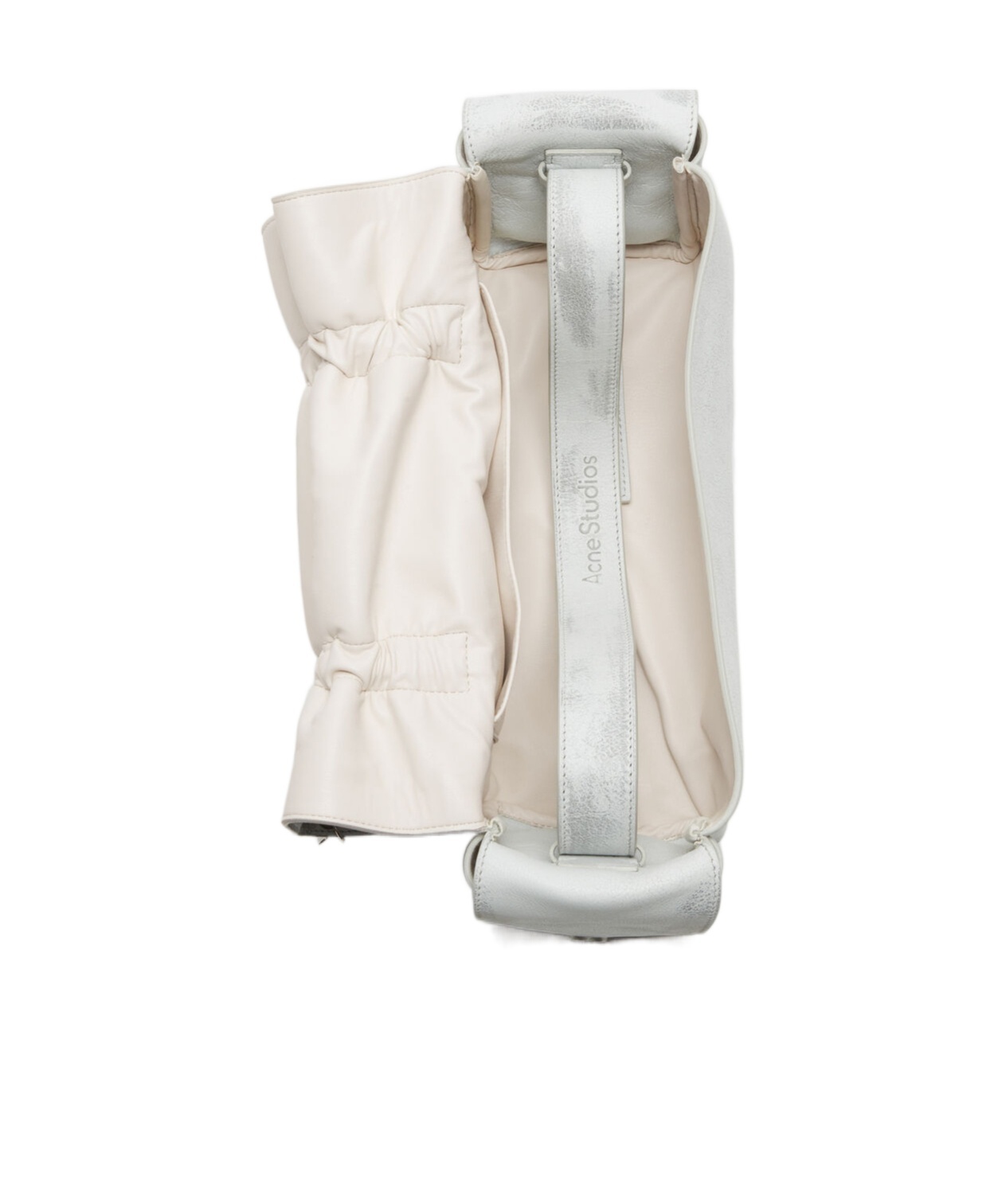 Acne Studios Balmain Balmain Grey High-neck Wool Sweater With Gold Buttons In Gray