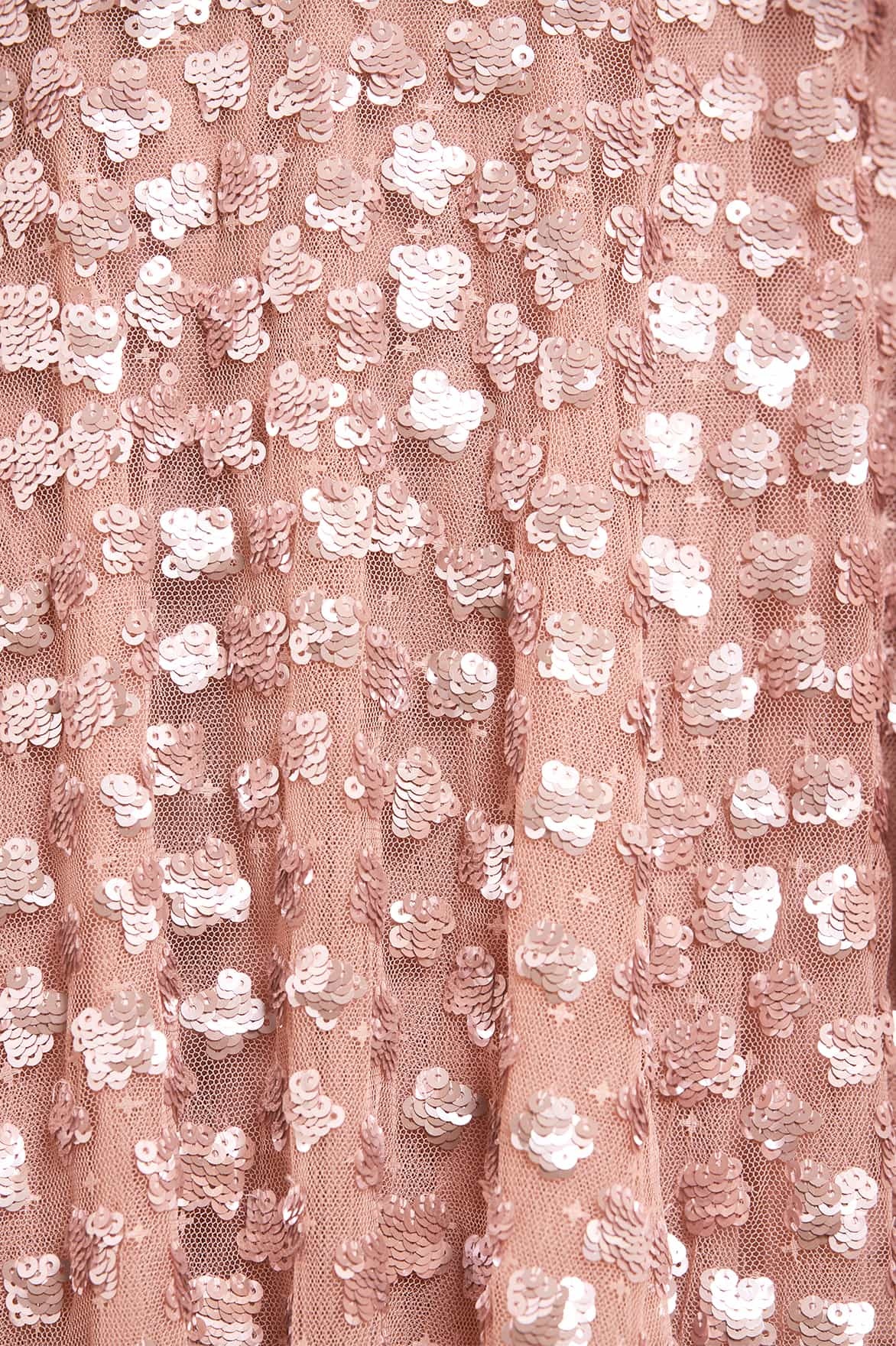 Needle & Thread Shooting Stars Long-sleeved Gown In Pink