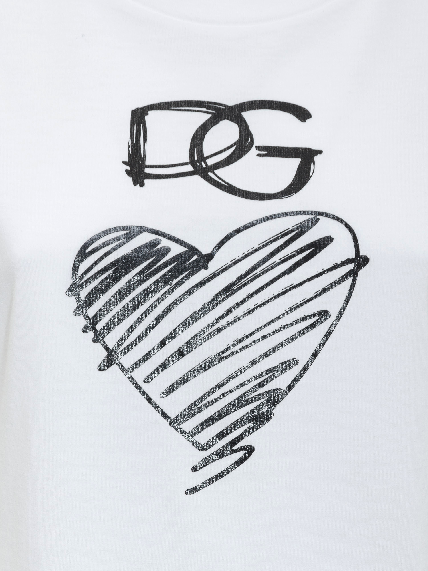 Dolce & Gabbana Logo-print T-shirt In White