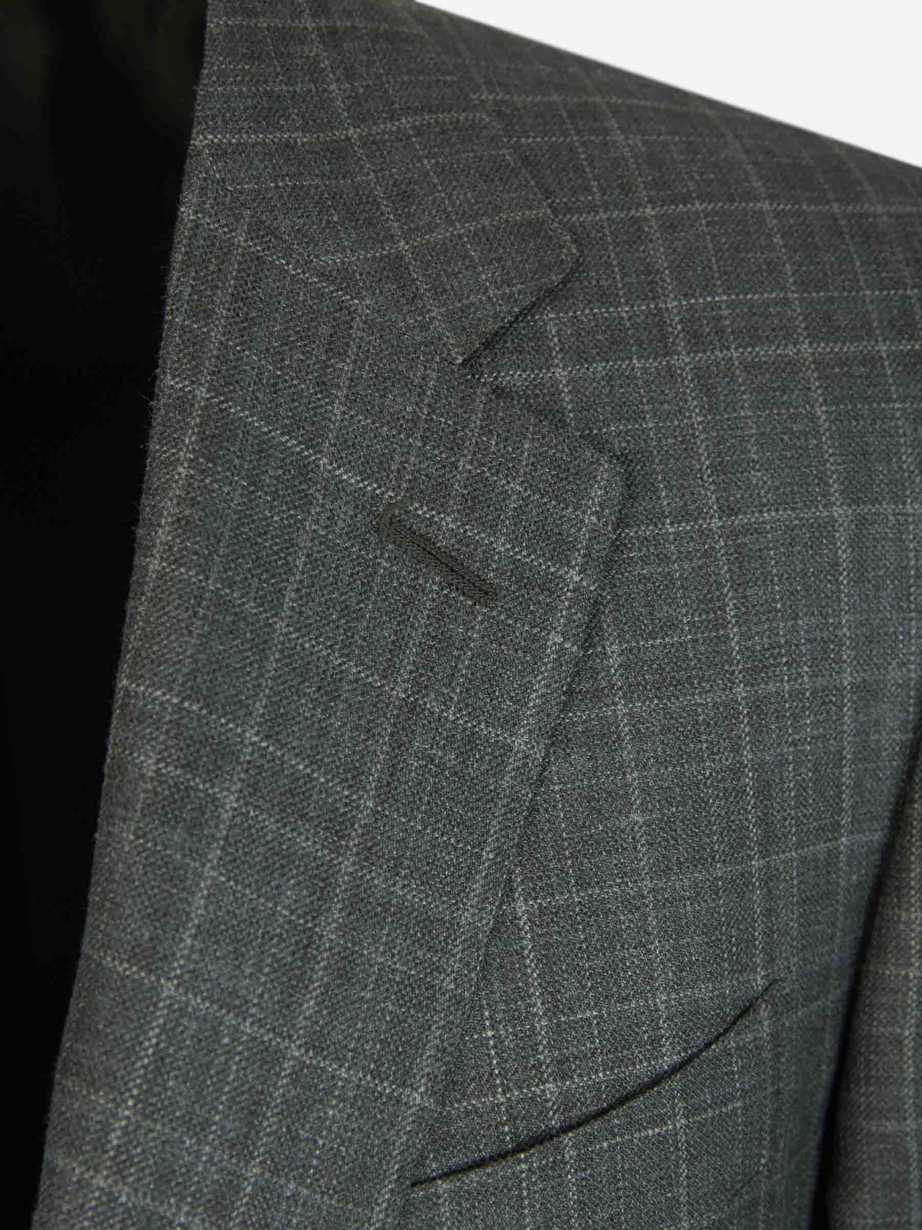Canali Wool-tweed Blazer In Black
