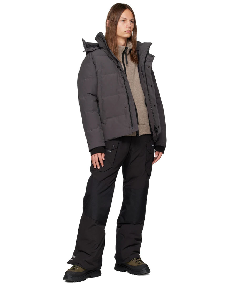 Canada Goose Wyndham Zipper Down Jacket In Black