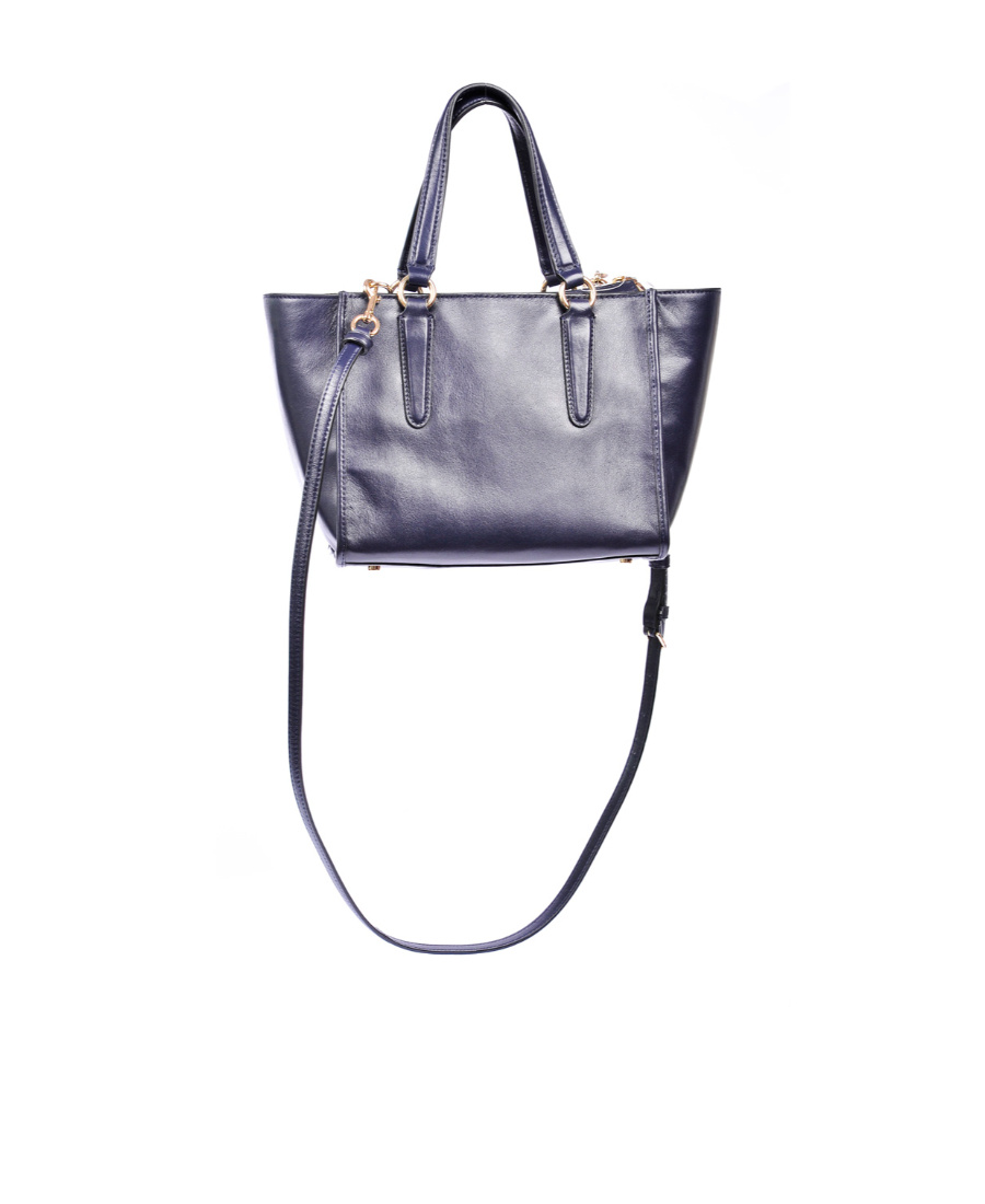 Coach Logo Zipper Satchel In Gray