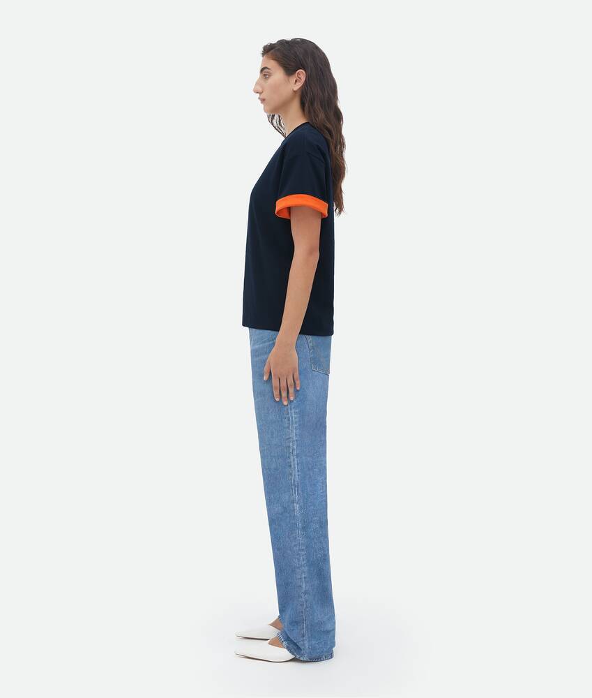 Bottega Veneta Double Plain T-shirt In Black