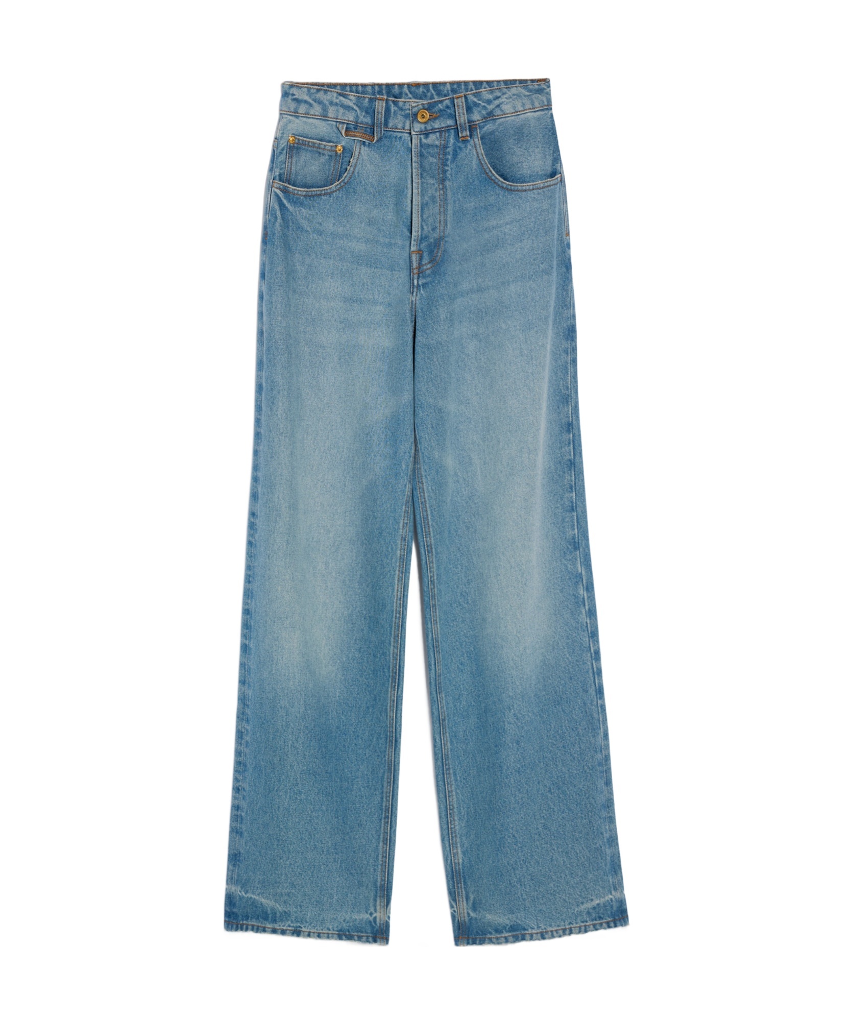 Jacquemus Oversized Wide-leg Jeans In Blue