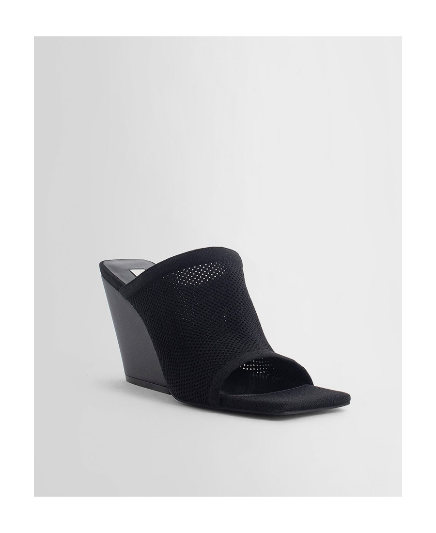 Stella Mccartney Woman Sandals Black Size 7 Textile Fibers In Black