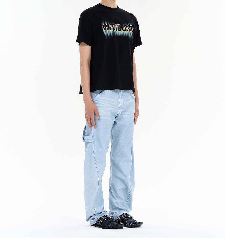 We11 Done Logo-print T-shirt In Black