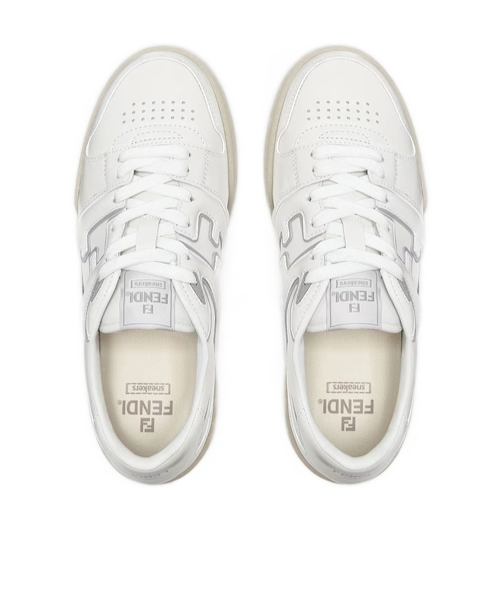 Fendi Match Sneakers In White