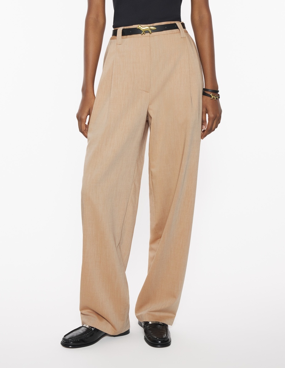 MAISON KITSUNÉ CASUAL PLEATED PANTS
