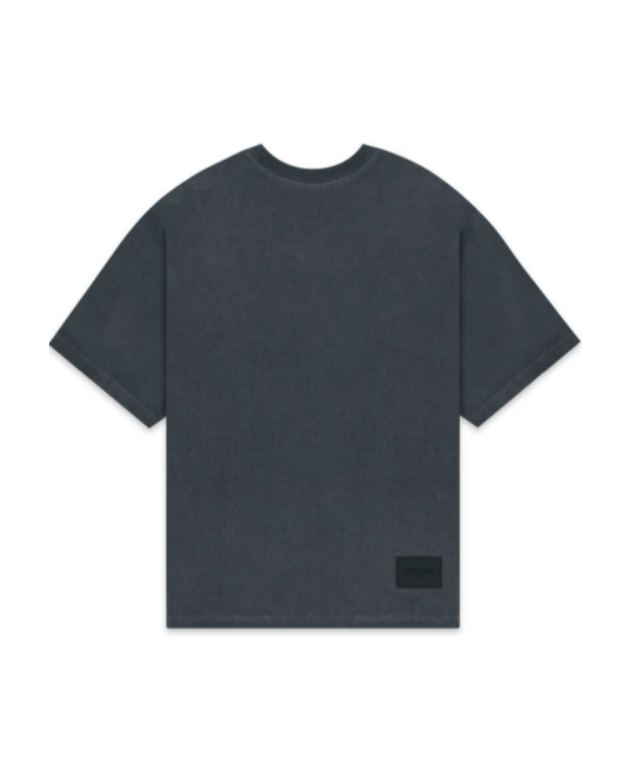 We11 Done Black Large Basic Logo T-shirt In Black