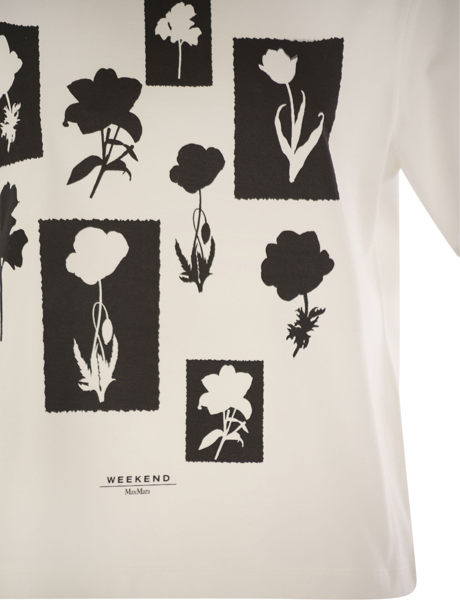 Weekend Max Mara Short-sleeved T-shirt In White