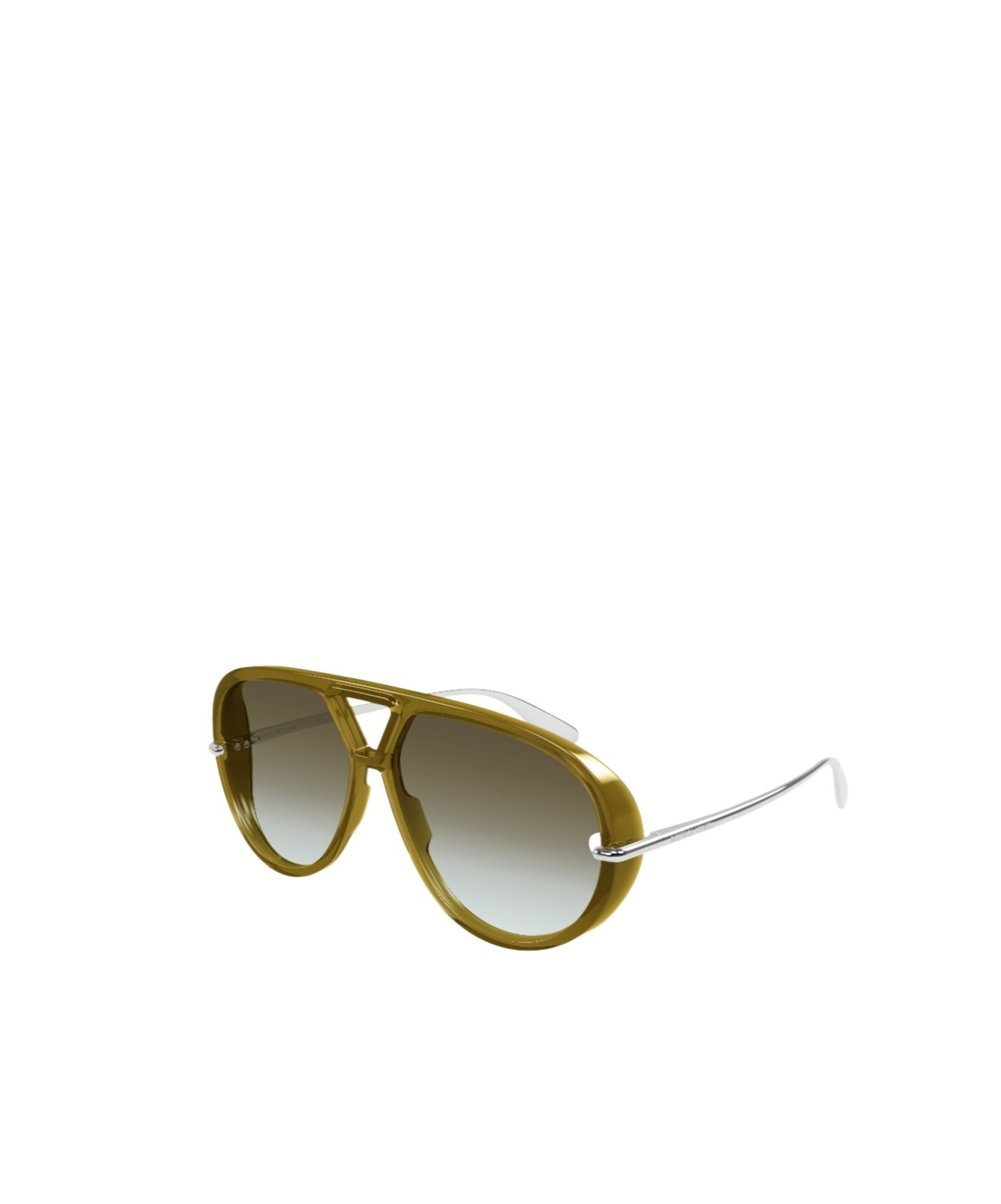 Bottega Veneta Eyewear Aviator Frame Sunglasses