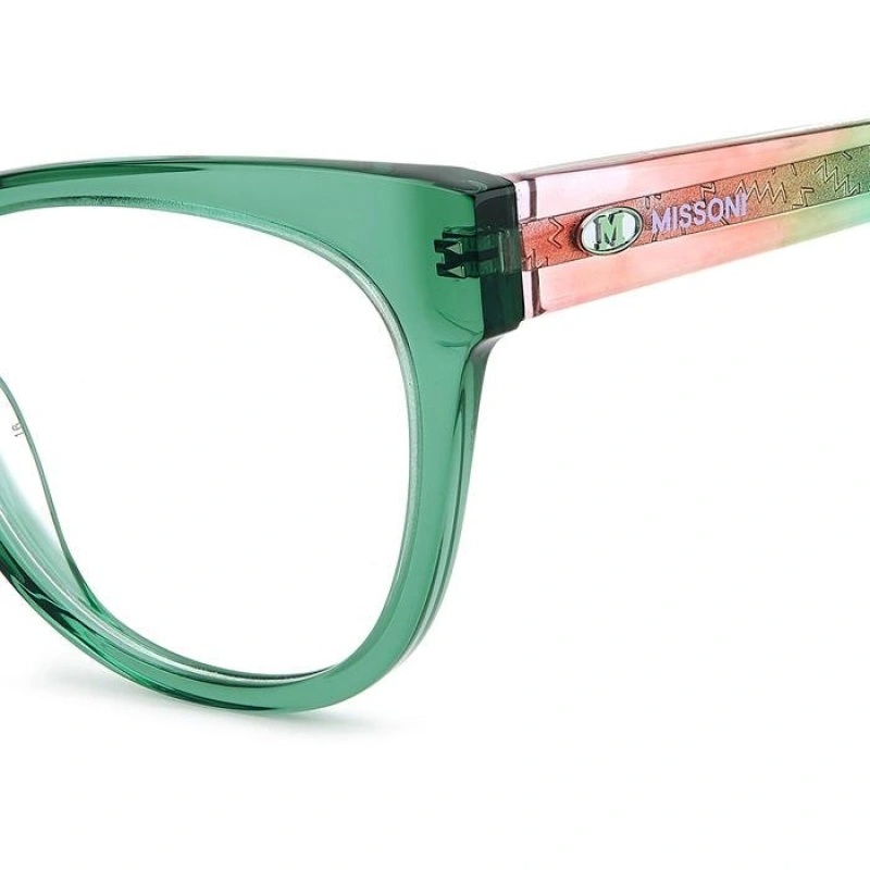 Missoni Cat's Eye Profile Flat Mirror In Green