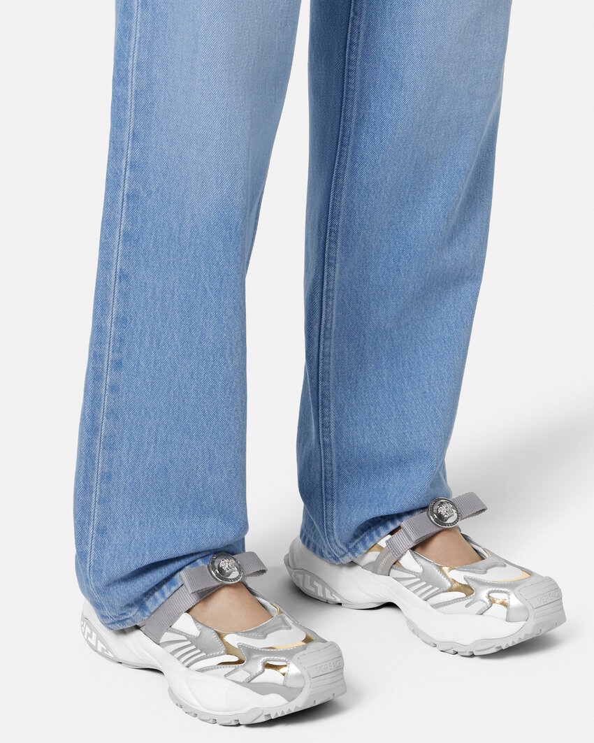 Versace Mercury M_vs_06 Sneakers In Gray