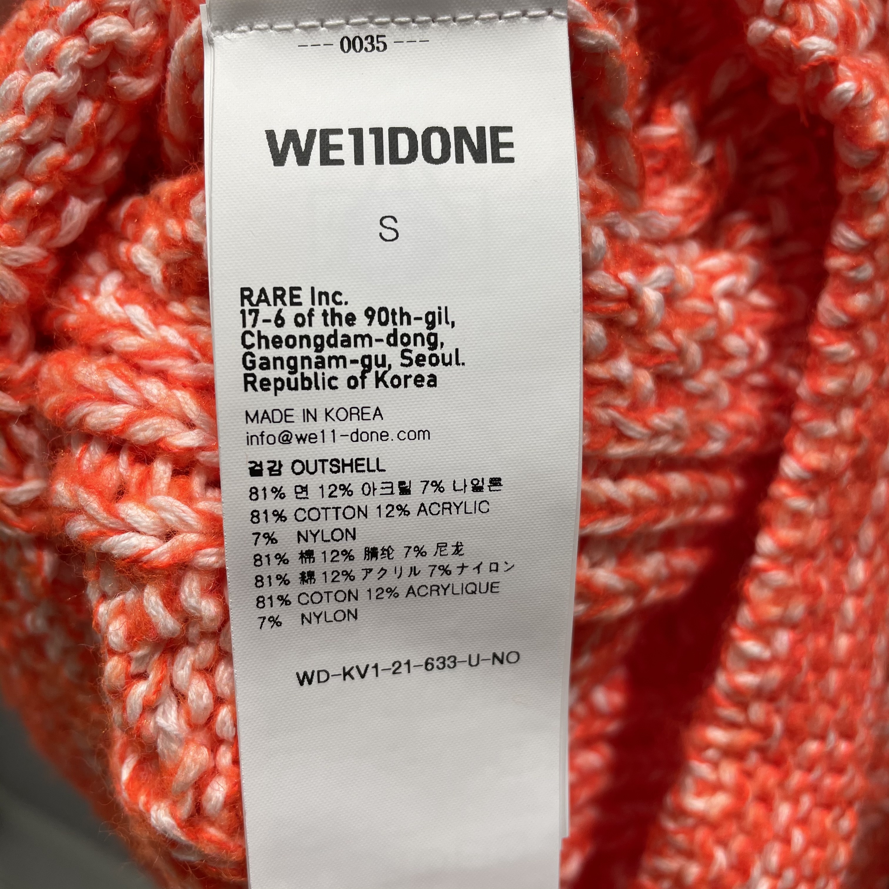 We11 Done Sleeveless Knitted Vest In Pink