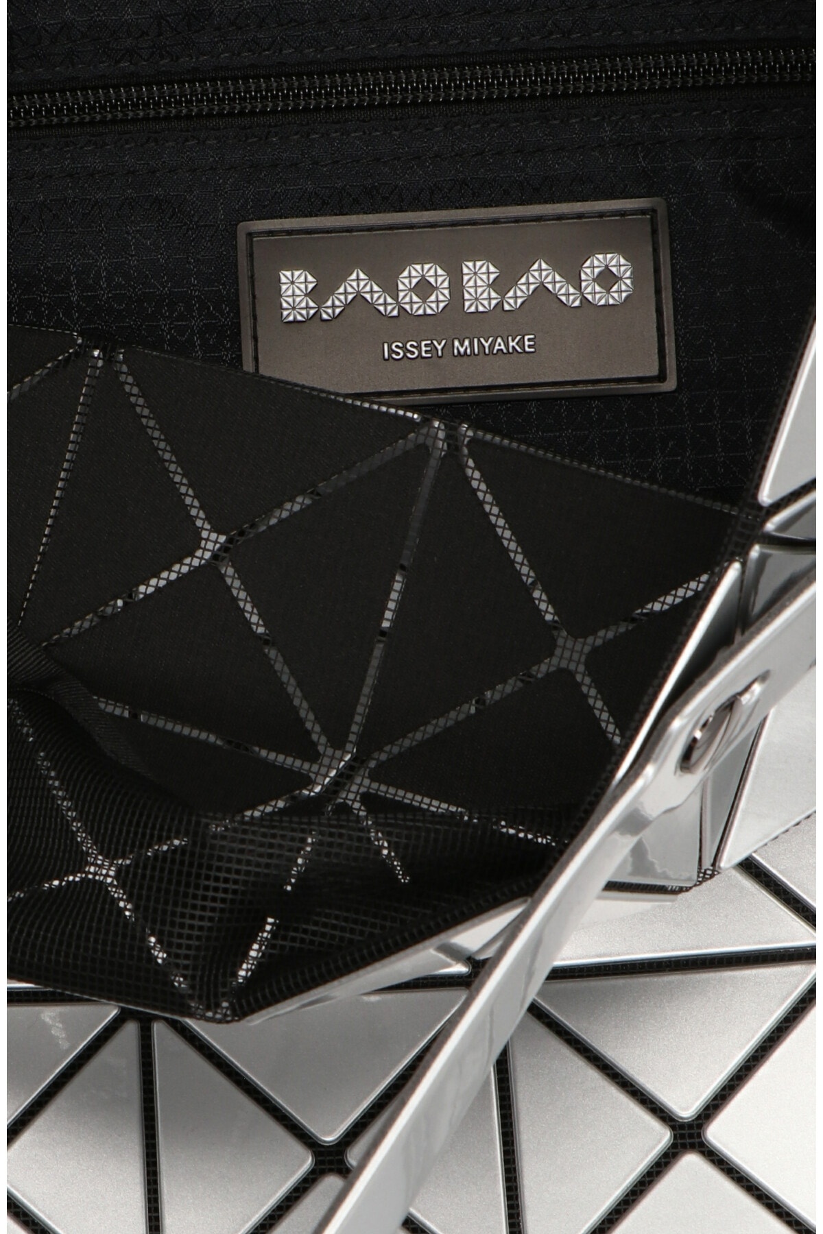 Bao Bao Issey Miyake Lucent Geometric-pattern Tote Bag In Silver