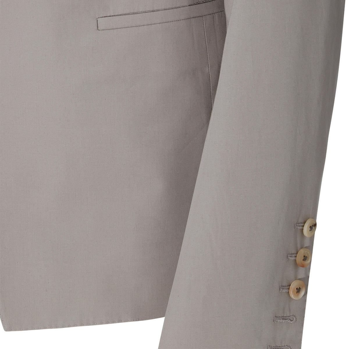 Rick Owens Single-breasted Poplin Blazer In Gray
