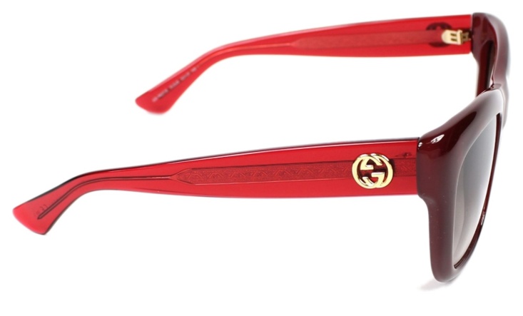 Gucci Logo Details Sunglasses In Multicolor