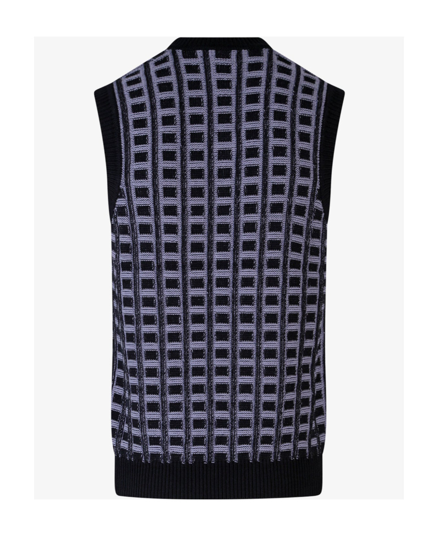 Marni Man Sweater Lilac Size 40 Cotton In Black