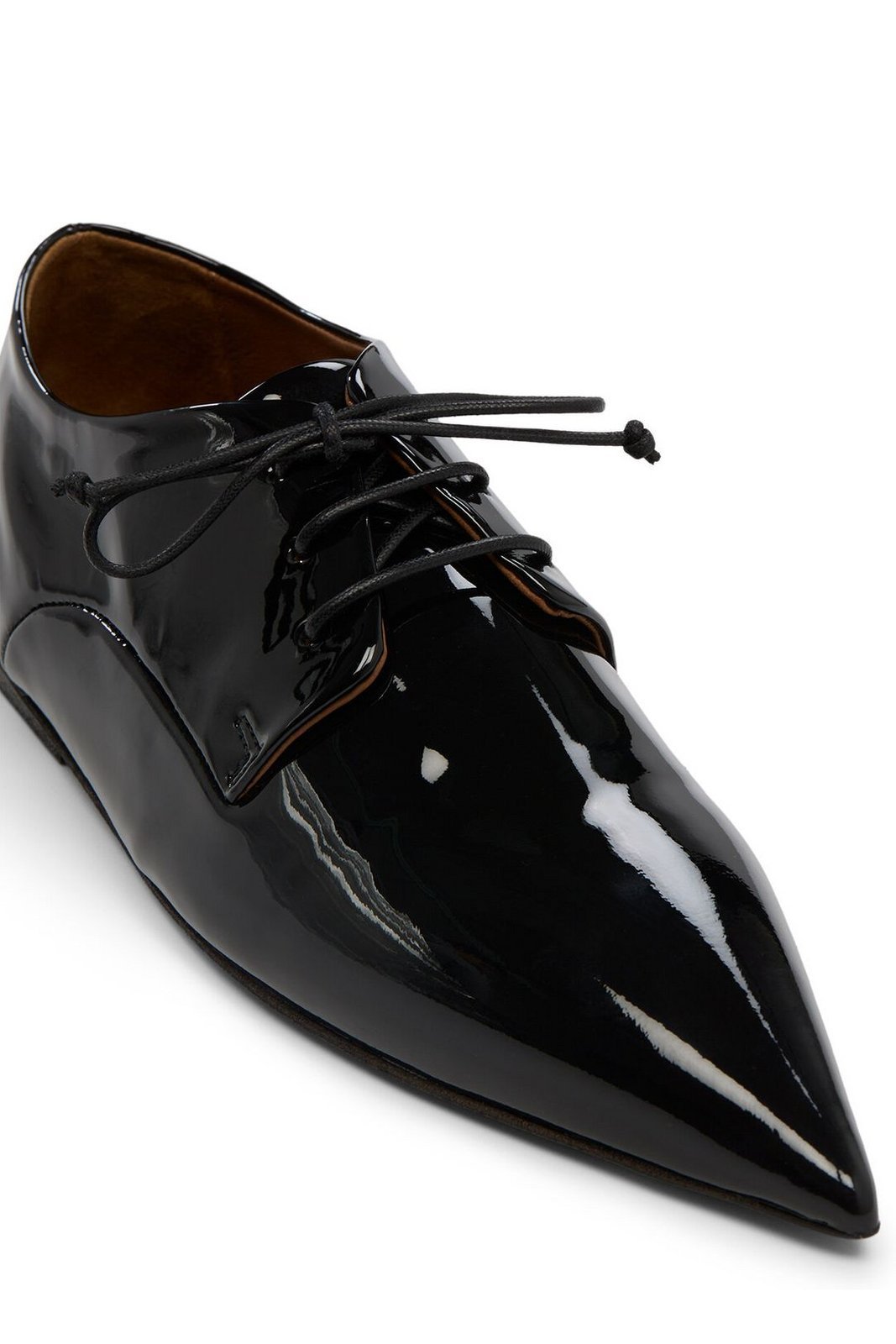Shop Marsèll Ago Pointed-toe Oxfords In Black