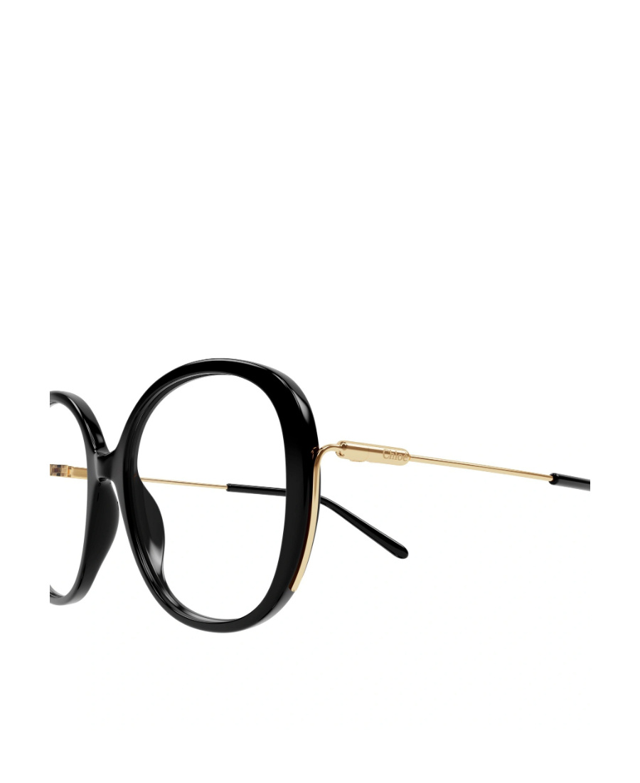 Chloé Logo Marking Flat Light Mirror In Black
