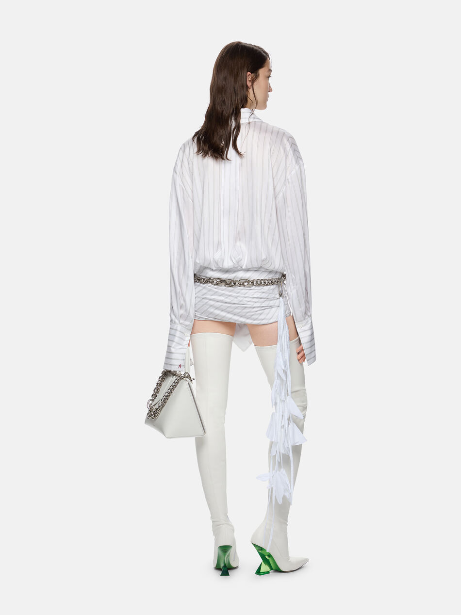 ATTICO SHIRT MINI DRESS