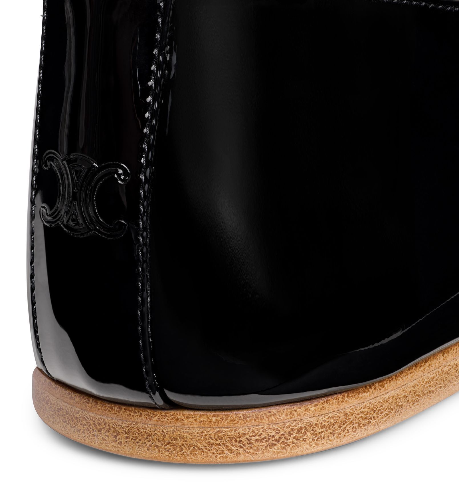 Celine Woman Ballet Flats Black Size 7.5 Calfskin In Black