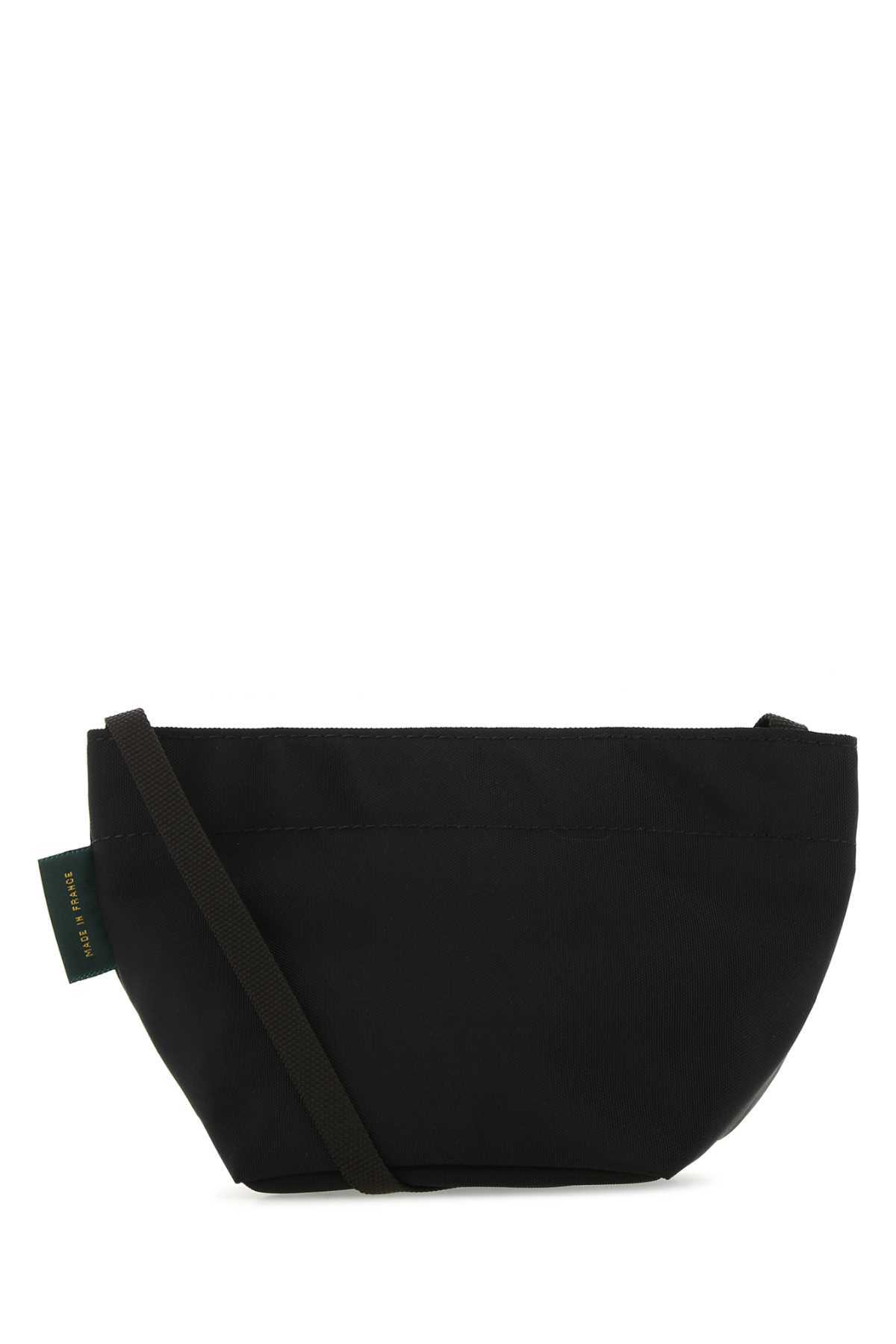 Herve Chapelier Mini Shoulder Bag In Black
