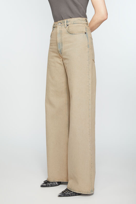 Acne Studios Relaxed Fit Jeans - 2022 In Nude